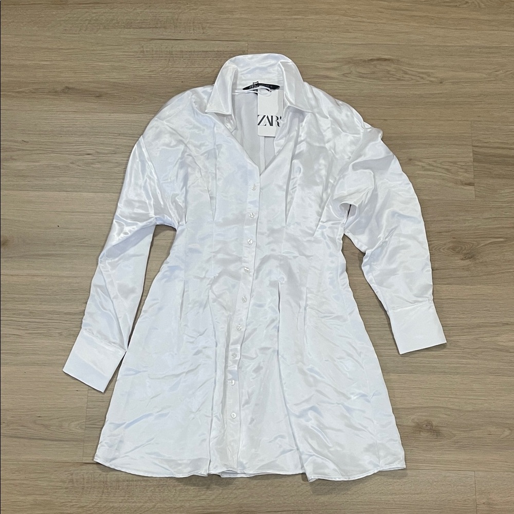 Zara White Mini Dress